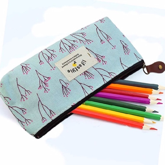 Floral Makeup Money Pouch - Picture 5 of 5